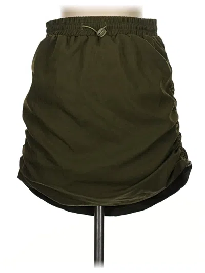 Pre-owned Shein Casual Skirt In Green