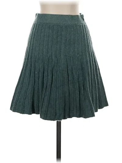 Pre-owned Shein Casual Skirt In Green