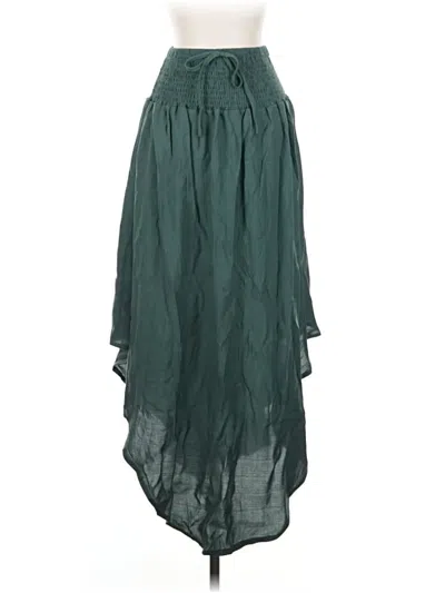 Pre-owned Shein Casual Skirt In Green