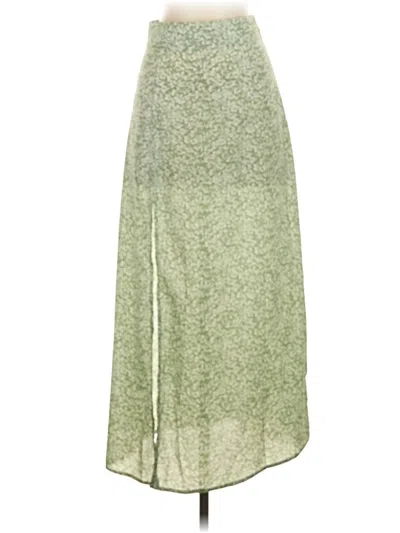 Pre-owned Shein Casual Skirt In Green
