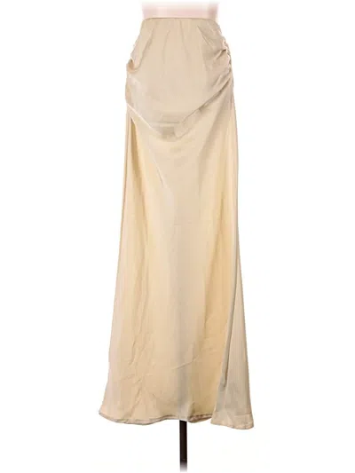 Pre-owned Shein Casual Skirt In Ivory