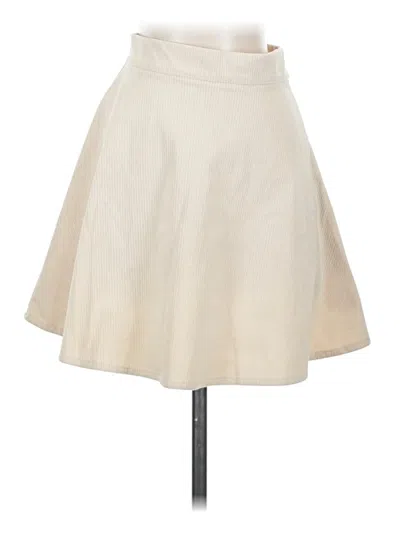 Pre-owned Shein Casual Skirt In Ivory
