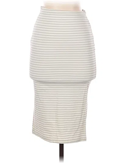 Pre-owned Shein Casual Skirt In Ivory