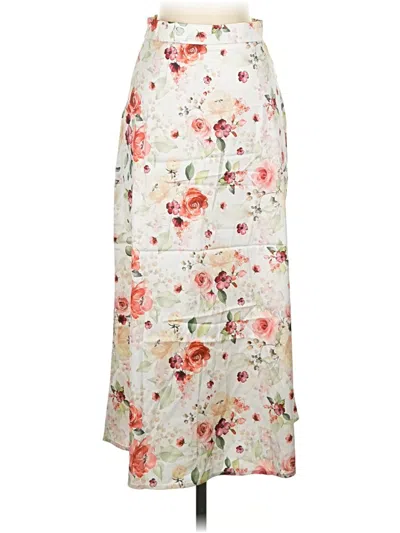 Pre-owned Shein Casual Skirt In Ivory