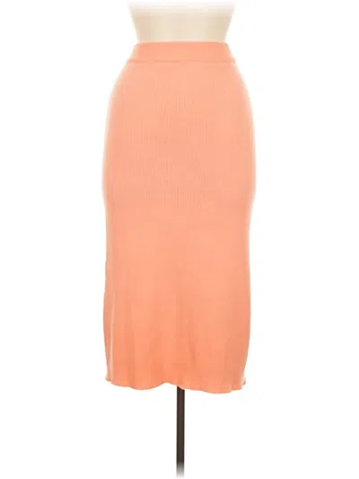Pre-owned Shein Casual Skirt In Orange