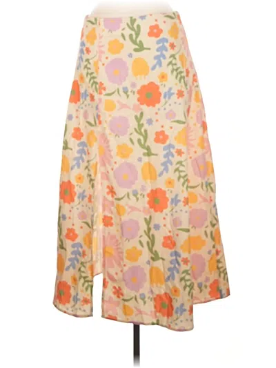 Pre-owned Shein Casual Skirt In Orange