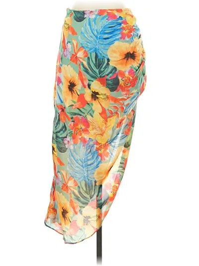 Pre-owned Shein Casual Skirt In Orange