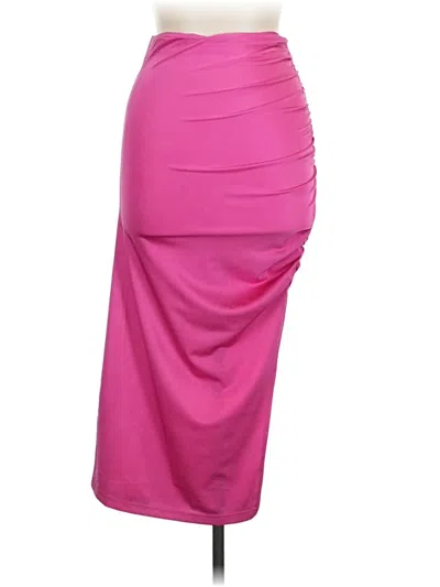 Pre-owned Shein Casual Skirt In Pink