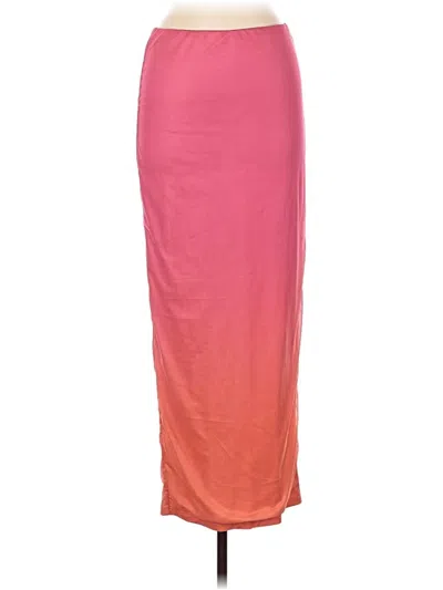 Pre-owned Shein Casual Skirt In Pink