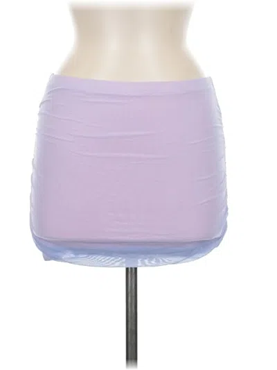 Pre-owned Shein Casual Skirt In Purple