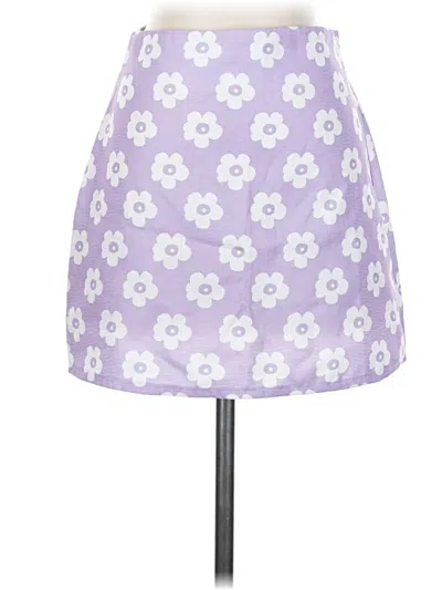 Pre-owned Shein Casual Skirt In Purple