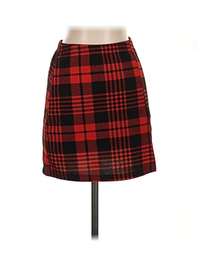 Pre-owned Shein Casual Skirt In Red