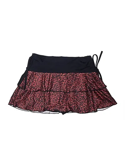Pre-owned Shein Casual Skirt In Red