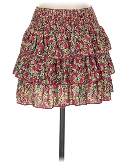 Pre-owned Shein Casual Skirt In Red