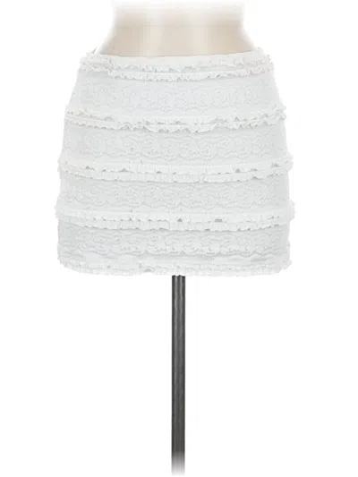 Pre-owned Shein Casual Skirt In Silver