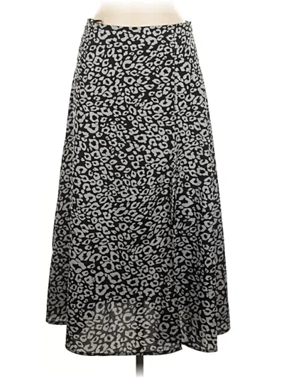 Pre-owned Shein Casual Skirt In Silver