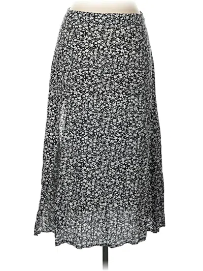 Pre-owned Shein Casual Skirt In Silver