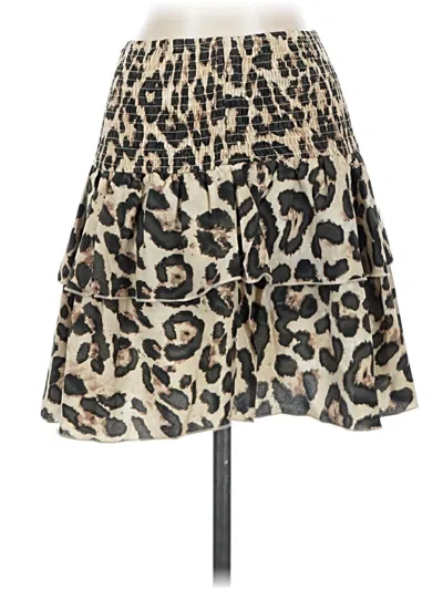 Pre-owned Shein Casual Skirt In Tan