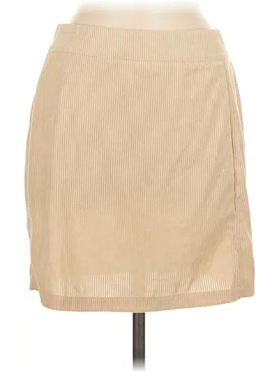 Pre-owned Shein Casual Skirt In Tan
