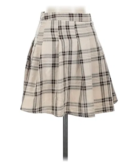 Pre-owned Shein Casual Skirt In Tan