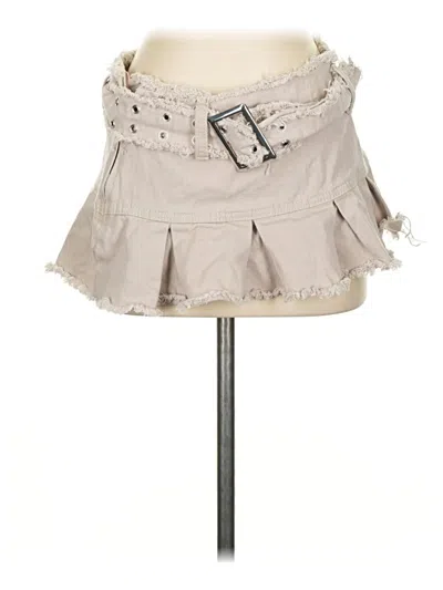 Pre-owned Shein Casual Skirt In Tan