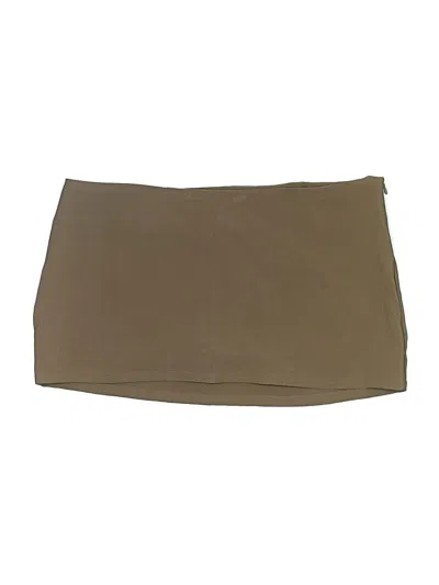 Pre-owned Shein Casual Skirt In Tan