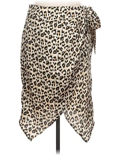 Pre-owned Shein Casual Skirt In Tan