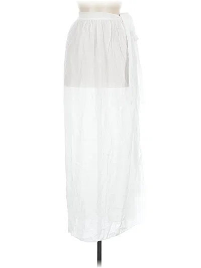 Pre-owned Shein Casual Skirt In White
