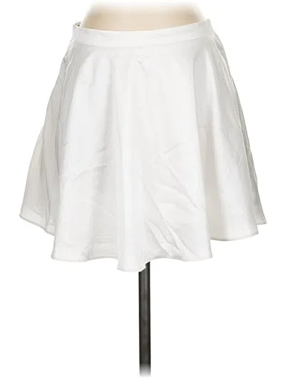 Pre-owned Shein Casual Skirt In White