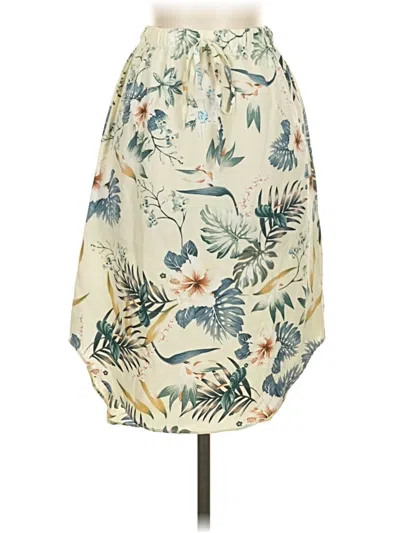 Pre-owned Shein Casual Skirt In White