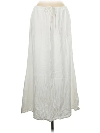 Pre-owned Shein Casual Skirt In White