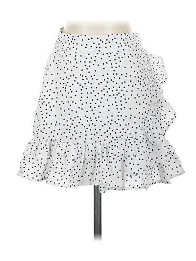 Pre-owned Shein Casual Skirt In White