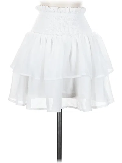 Shein Casual Skirt In White