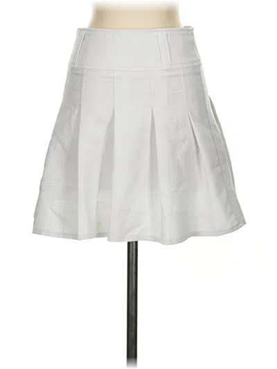 Pre-owned Shein Casual Skirt In White