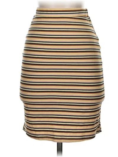 Pre-owned Shein Casual Skirt In Yellow