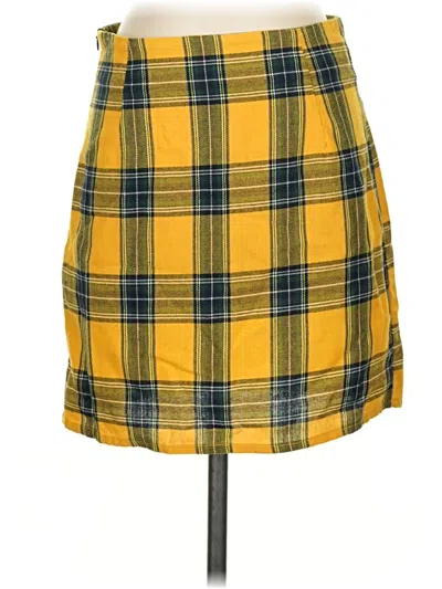 Pre-owned Shein Casual Skirt In Yellow