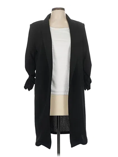 Pre-owned Shein Coat In Black