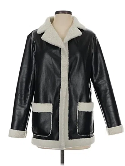 Pre-owned Shein Coat In Black