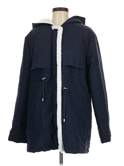Pre-owned Shein Coat In Blue