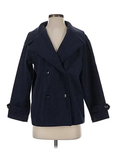 Pre-owned Shein Coat In Blue
