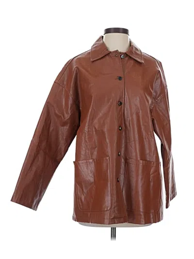Pre-owned Shein Coat In Brown