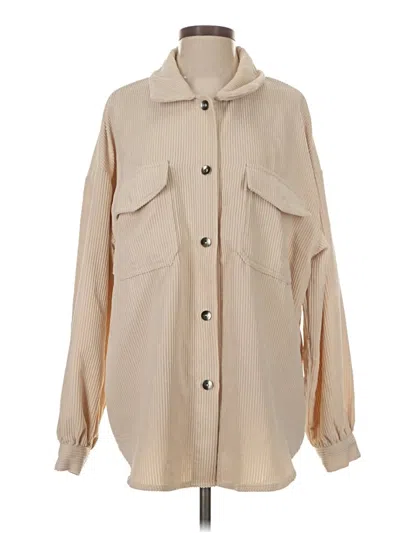 Pre-owned Shein Coat In Brown