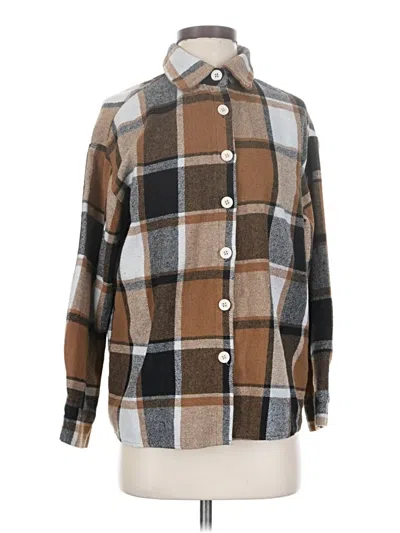 Pre-owned Shein Coat In Brown