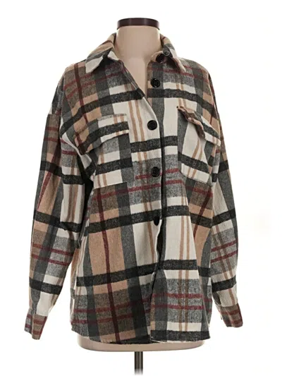 Pre-owned Shein Coat In Brown