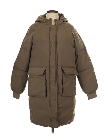 Pre-owned Shein Coat In Brown