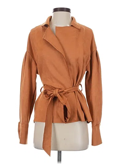 Pre-owned Shein Coat In Brown