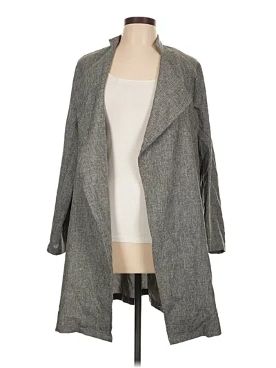 Pre-owned Shein Coat In Gray