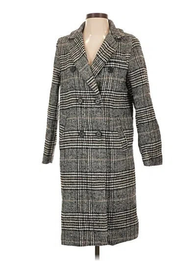 Pre-owned Shein Coat In Gray