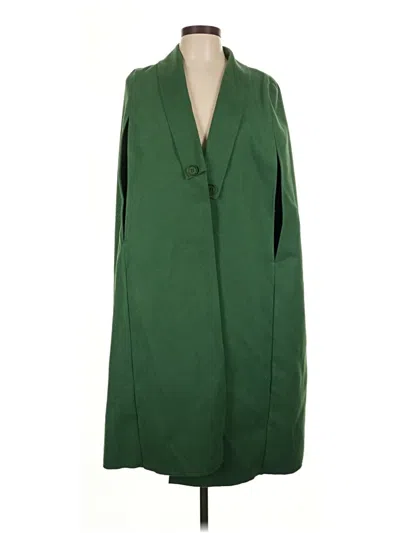 Pre-owned Shein Coat In Green