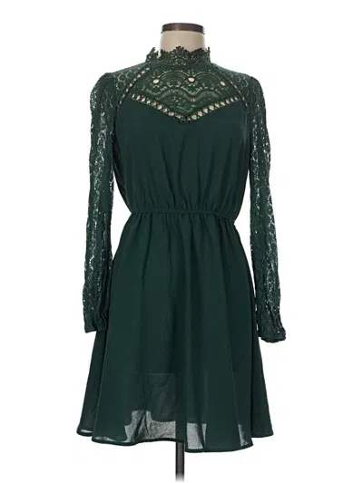Pre-owned Shein Coat In Green